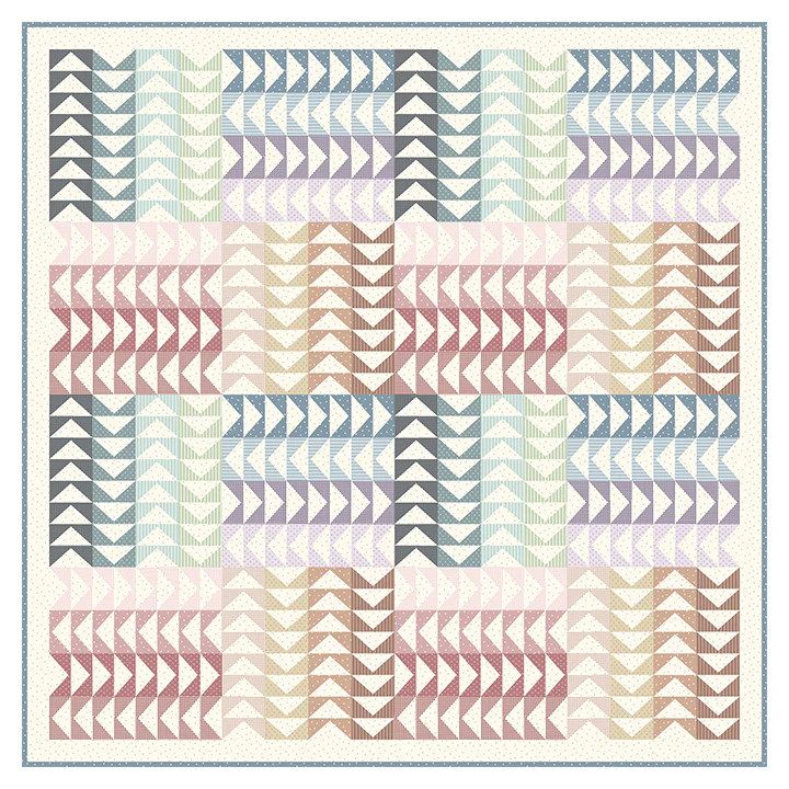FIGO Fabric Nest Path Quilt Pattern