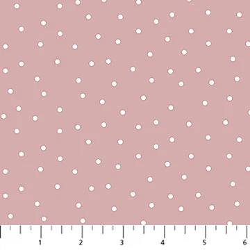 FIGO Fabric NEST Rose Cotton 44"/45" Fabric Per Yard