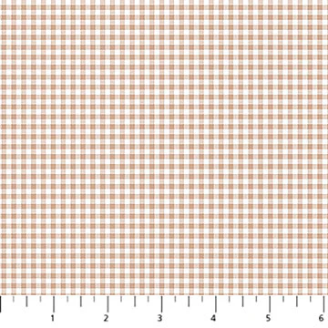 FIGO Fabric NEST Toffee Cotton 44"/45" Fabric Per Yard