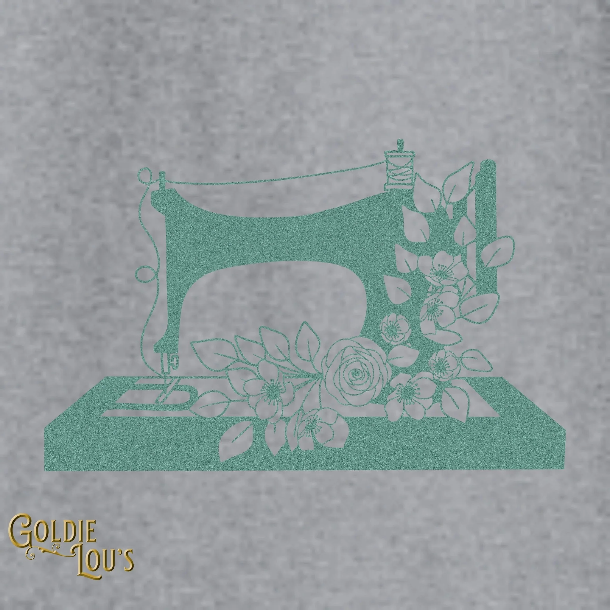 Floral Featherweight Machine Quilting T-shirt - Image 2