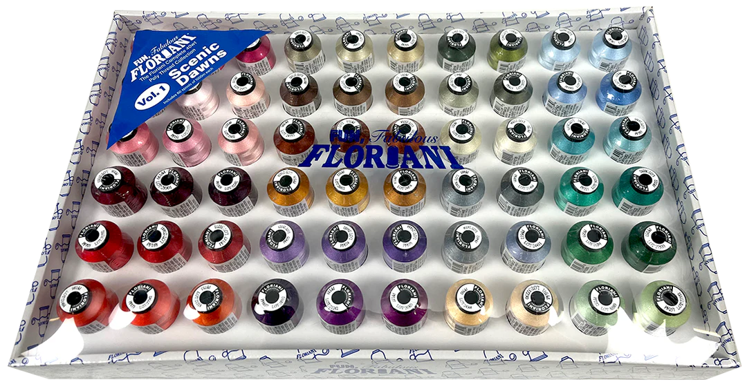Floriani 60 Thread Colors - (Vol 1 of 6)