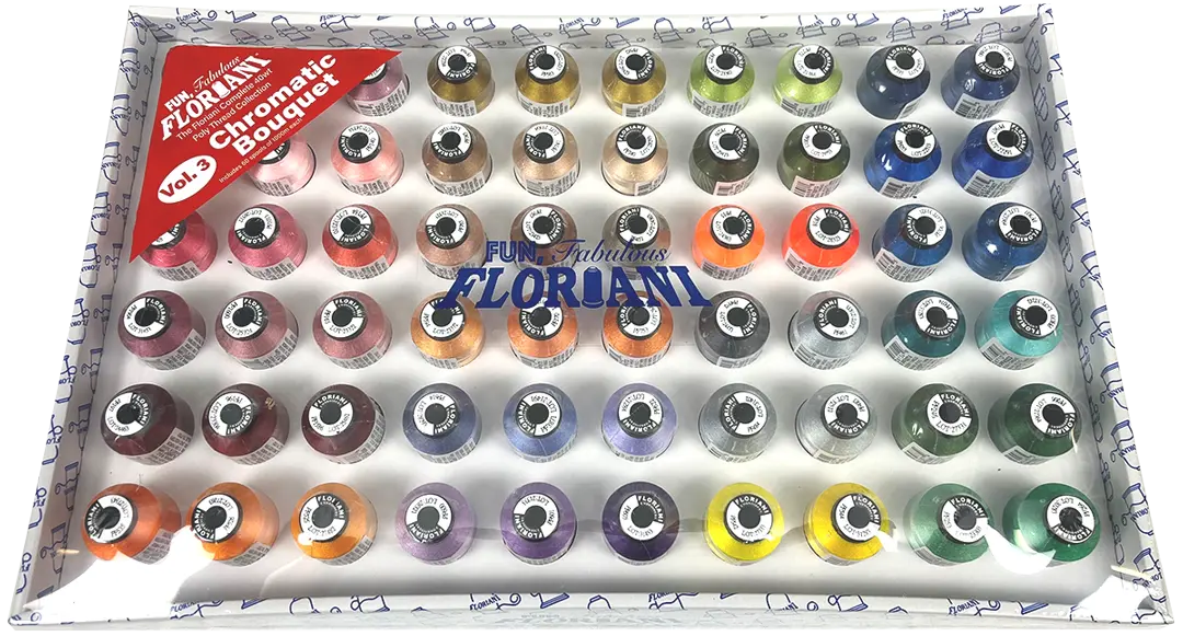 Floriani 60 Thread Colors - (Vol 3 of 6)