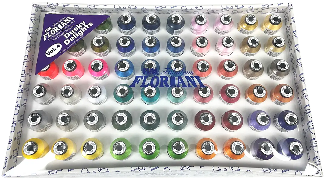 Floriani 60 Thread Colors - (Vol 4 of 6)