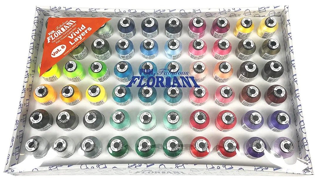 Floriani 60 Thread Colors - (Vol 6 of 6)