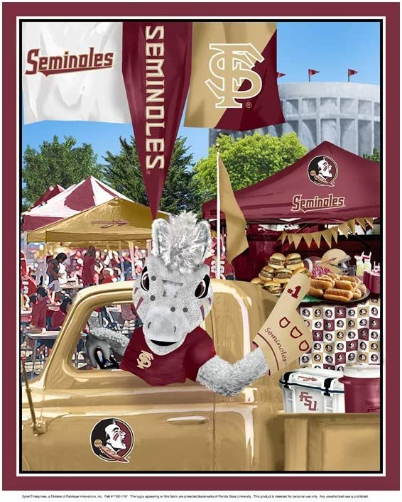 Florida State Seminoles - Tailgate Panel 44"/45" Fabric per yard