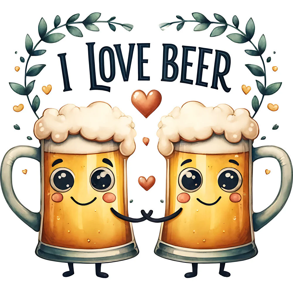 Funny Beer Quote Fabric Panel 1