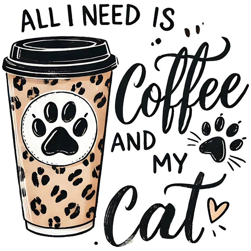 Funny Cat Lover Fabric Panel 1