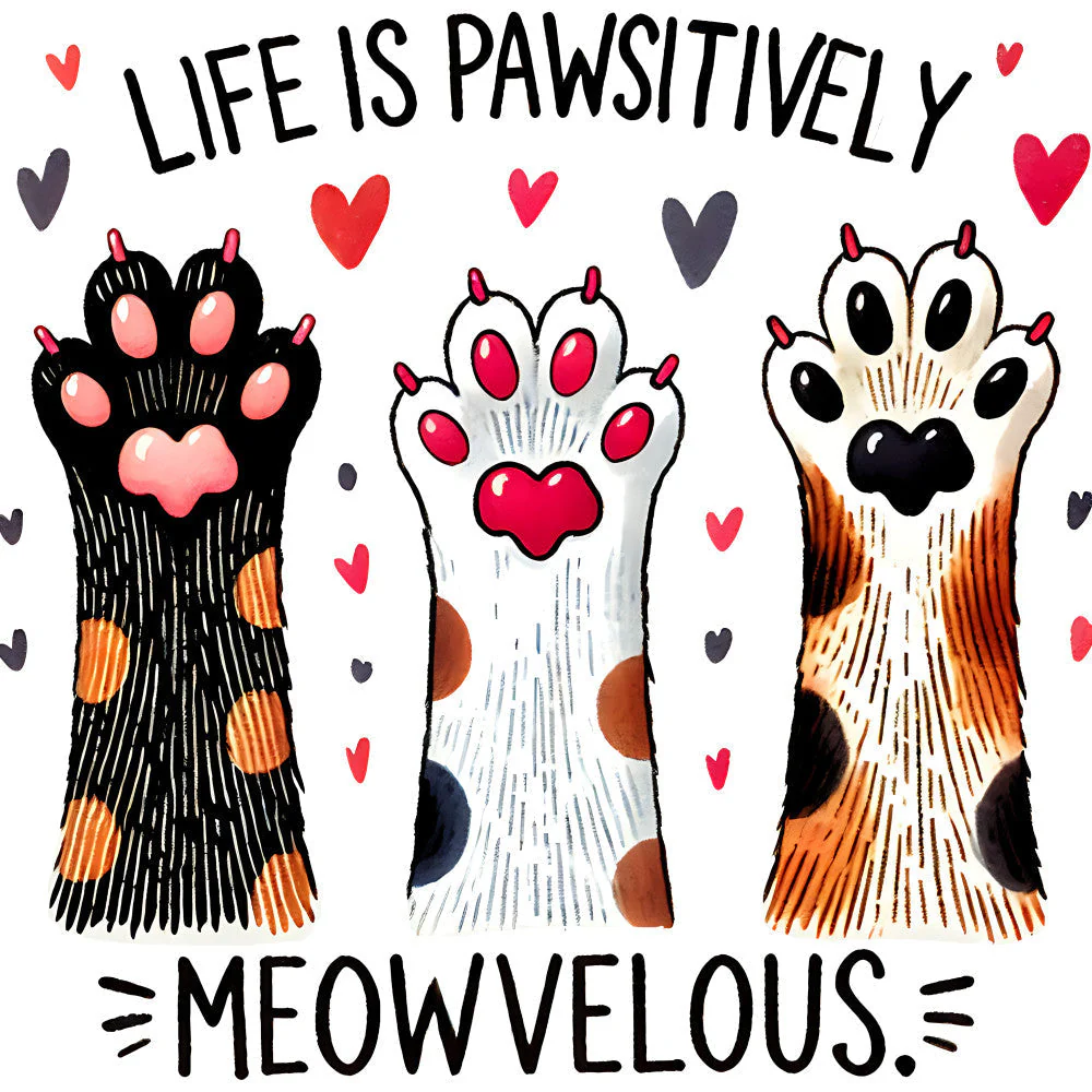 Funny Cat Lover Fabric Panel 18