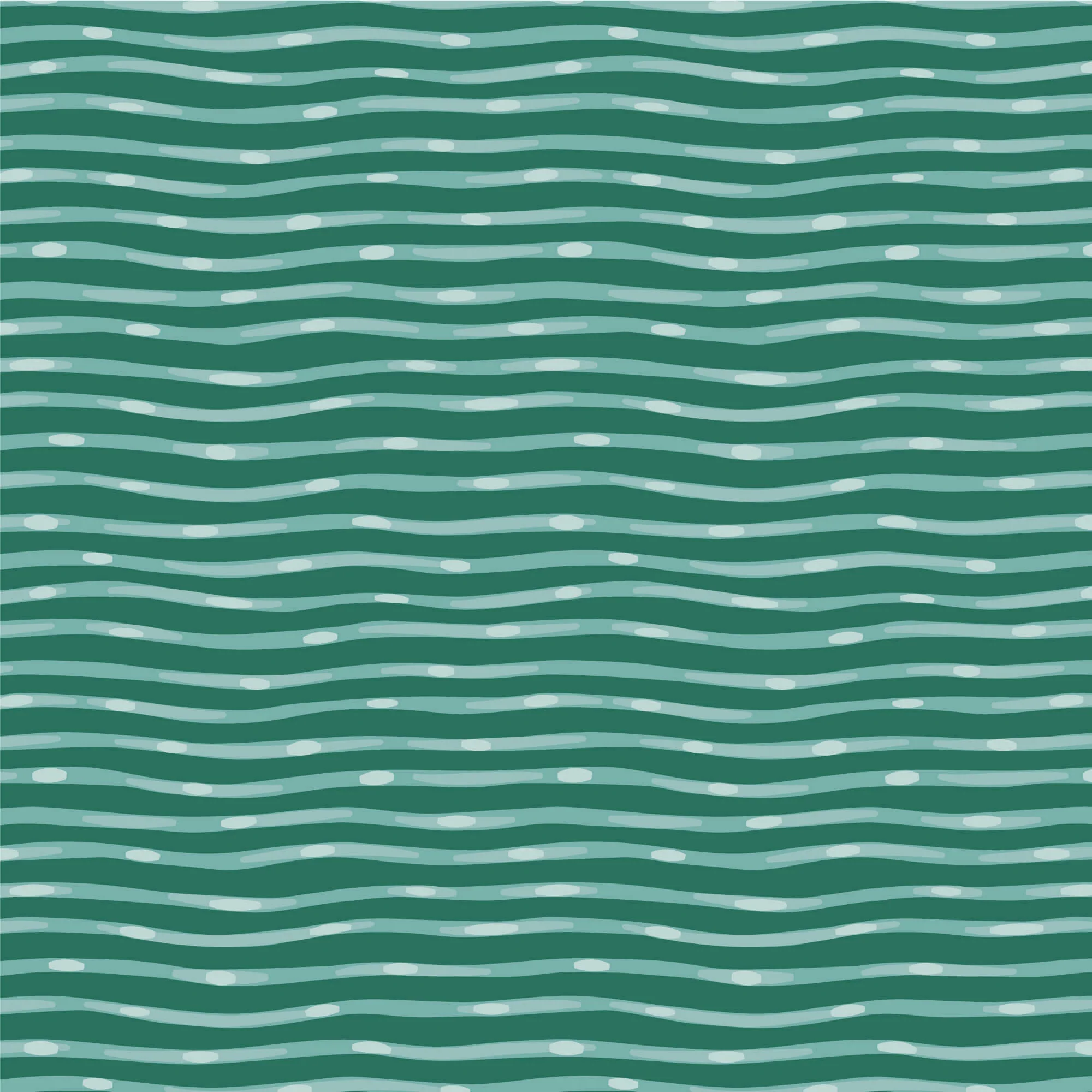 Garden Walks - Streaming - Turquoise 44" / 45" Fabric Per Yard