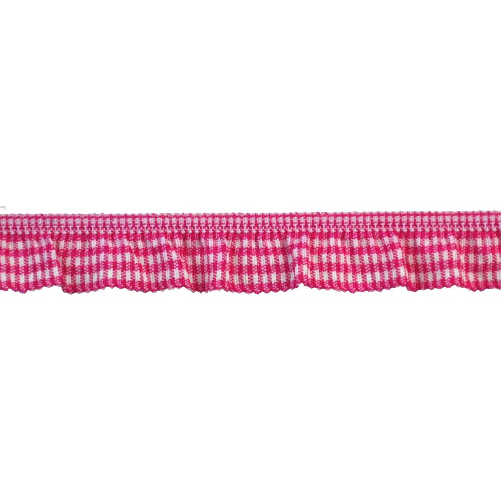 Gingham Ruffle Trim, 3/4-inch X 5 Yards – For Sewing, Crafts, Apparel & DIY Projects