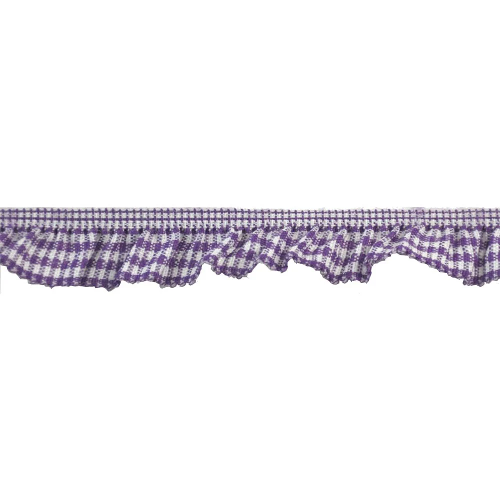 Gingham Ruffle Trim, 3/4-inch X 5 Yards – For Sewing, Crafts, Apparel & DIY Projects - Image 3