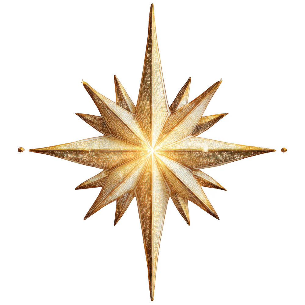 Gold Nativity Fabric Panel 20
