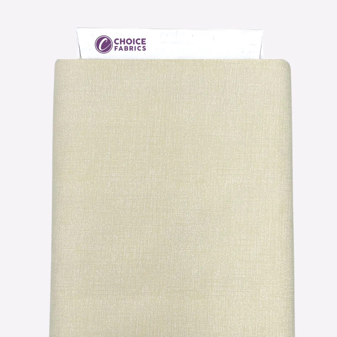 Grain of Color 108" Supreme Backings - White on Cream Wideback Fabric Per Yard - Image 2