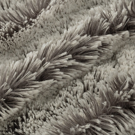 Luxe Cuddle Frosted Shaggy Graphite 58"/60" Fabric per yard - Image 3