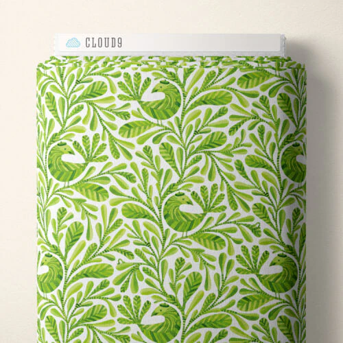 Grass Margot Birds and Branches Cotton 44/45 Fabric Per Yard - Image 2