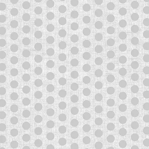 Grey Linen Dot Cloud Cotton Wideback Fabric per yard