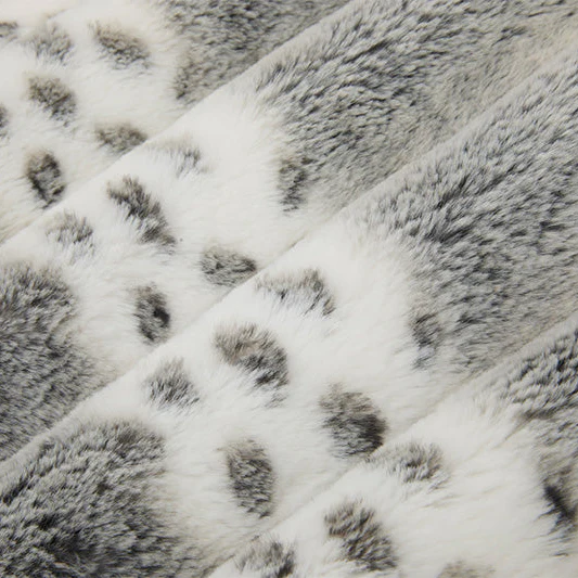 Gunmetal Luxe Cuddle Alaskan Bunny 58"/60" Fabric per yard - Image 2