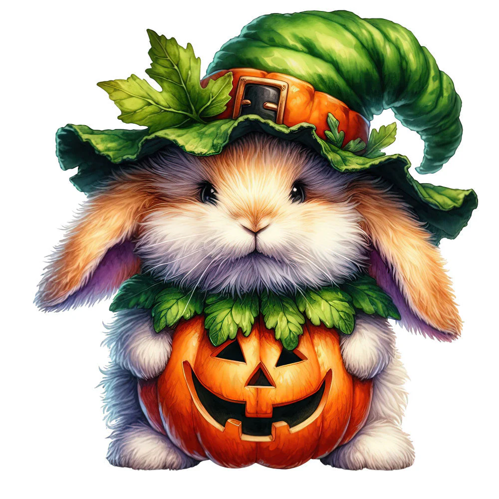 Halloween Wonder Animals Fabric Panel 108