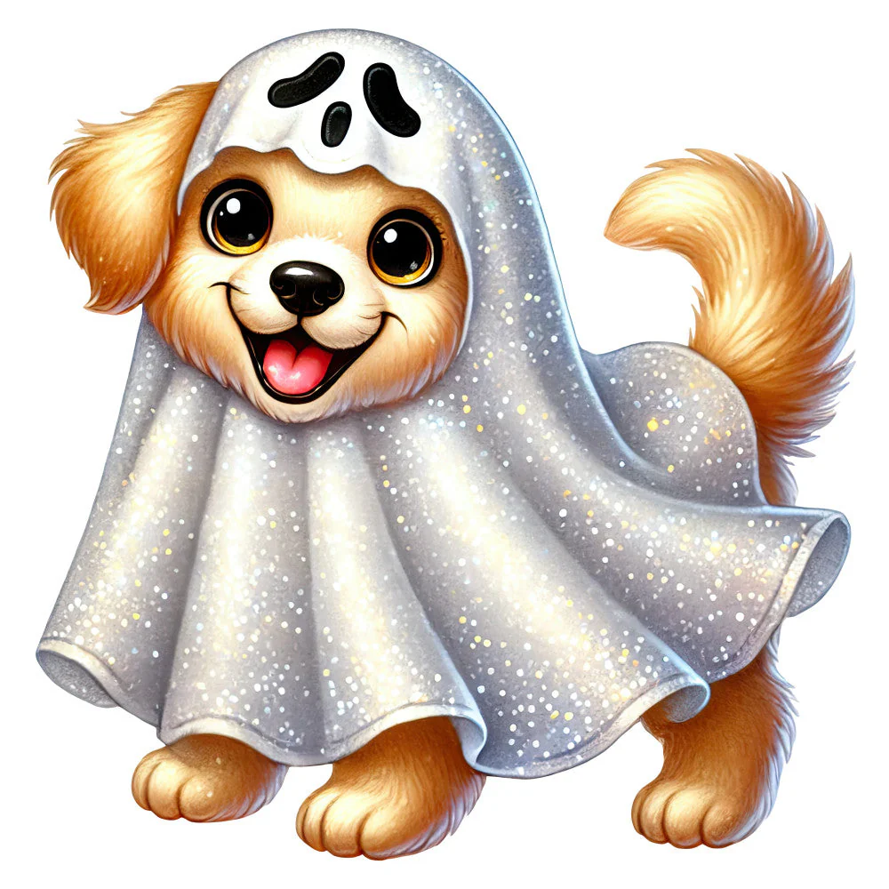 Halloween Wonder Animals Fabric Panel 24