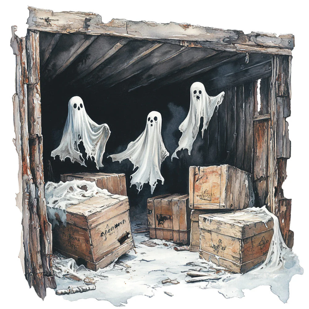 Haunted Ocean Fabric Panel 11