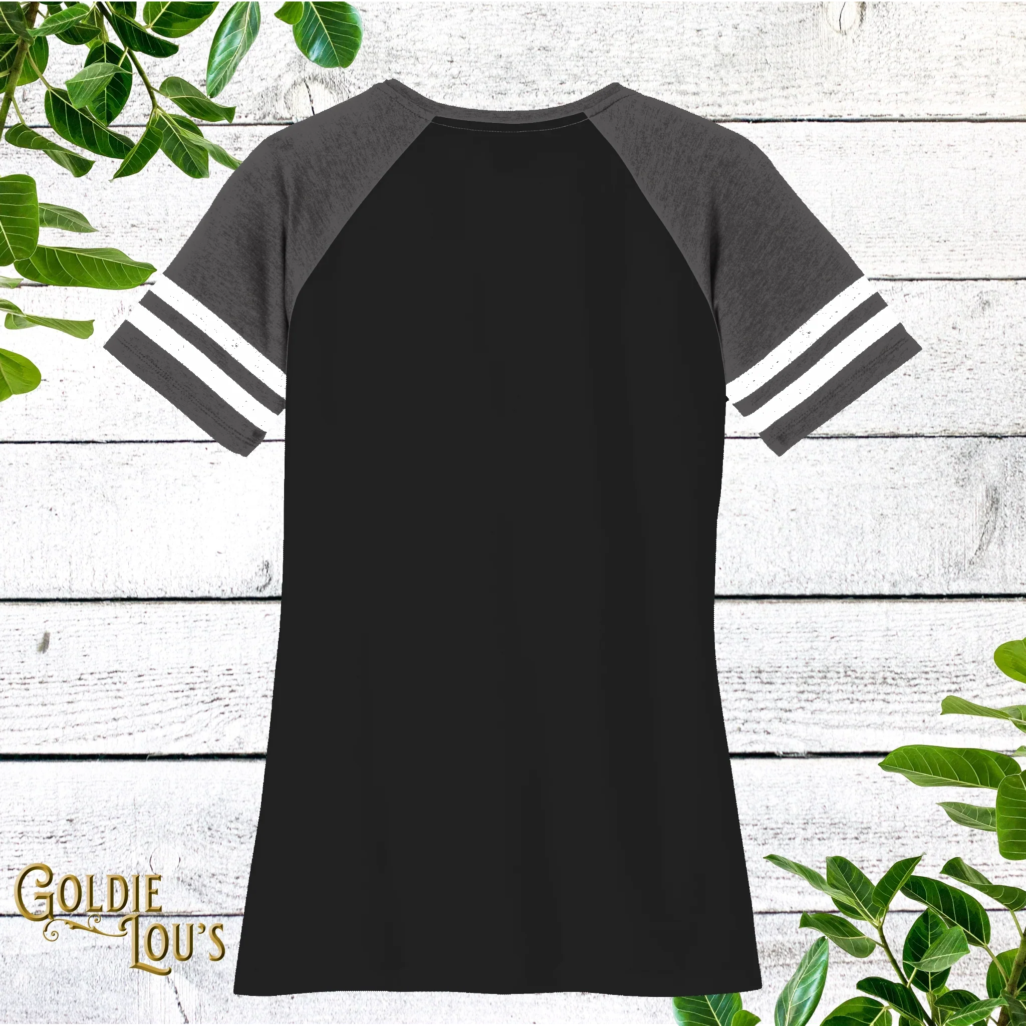 Heart Block LOVE V-Neck T-shirt - Image 3