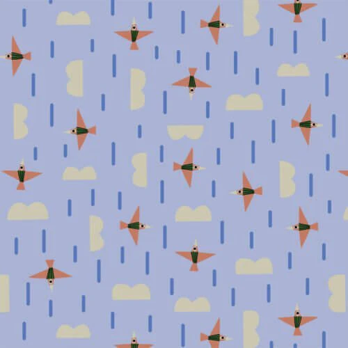 Hidden Thicket - Rain Flock 44" / 45" Fabric Per Yard