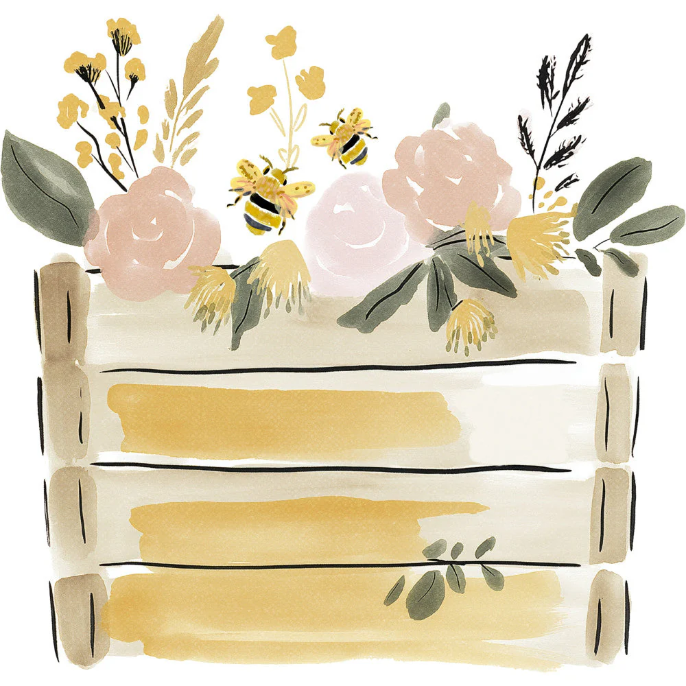 Honey Meadows Fabric Panel 72