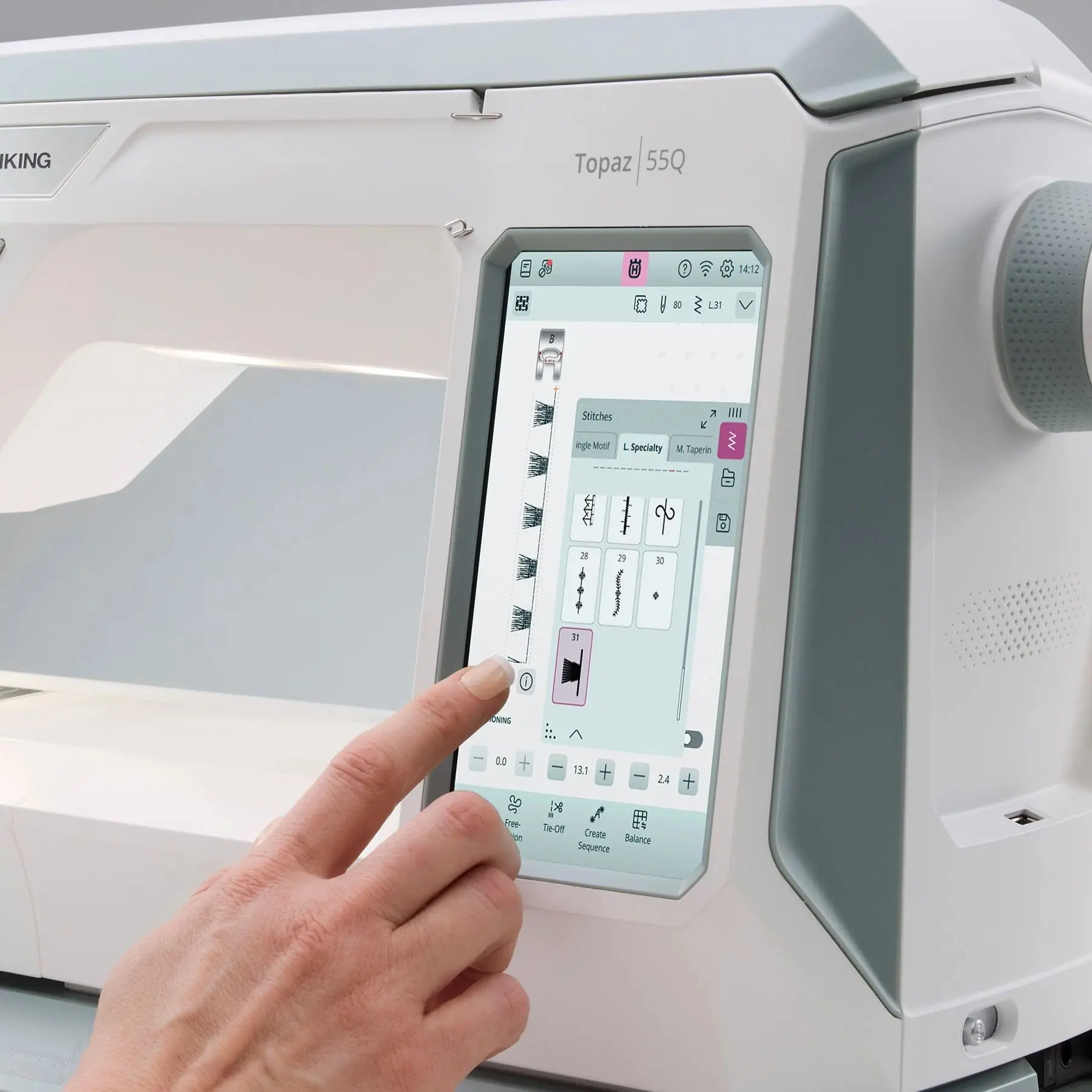 HUSQVARNA® VIKING® TOPAZ™ 55Q Sewing Machine - Image 11