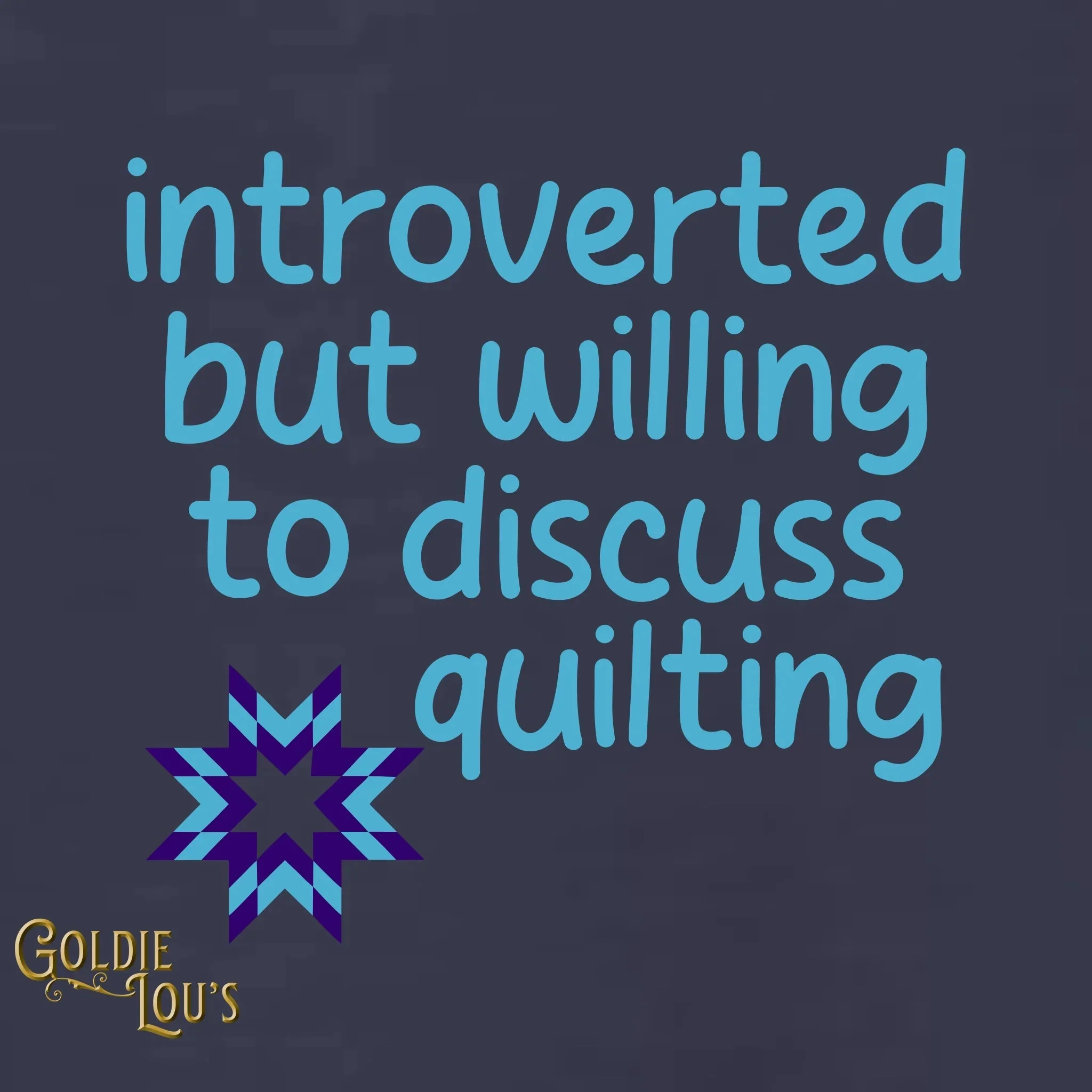 Introverted Quilter V-Neck T-shirt - Image 2