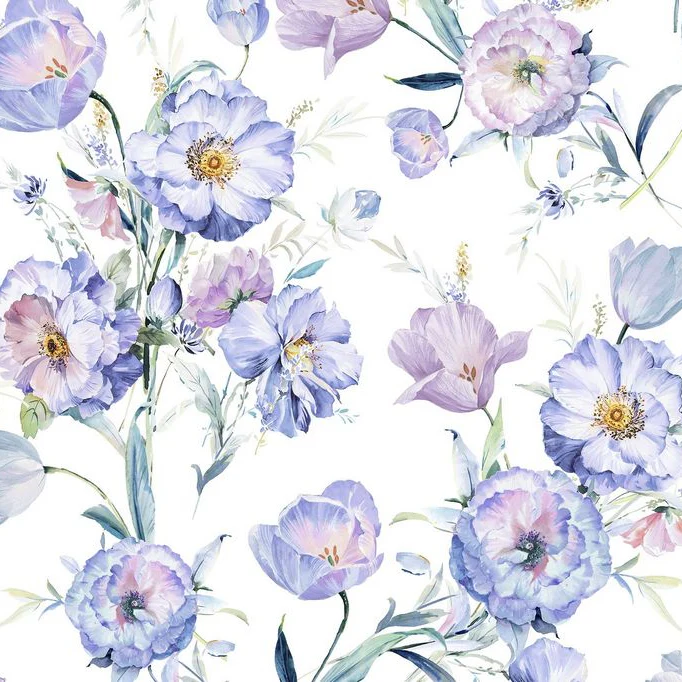 Digital Cuddle Iris Poppy Lane 58" - 60" Fabric per yard - Image 3
