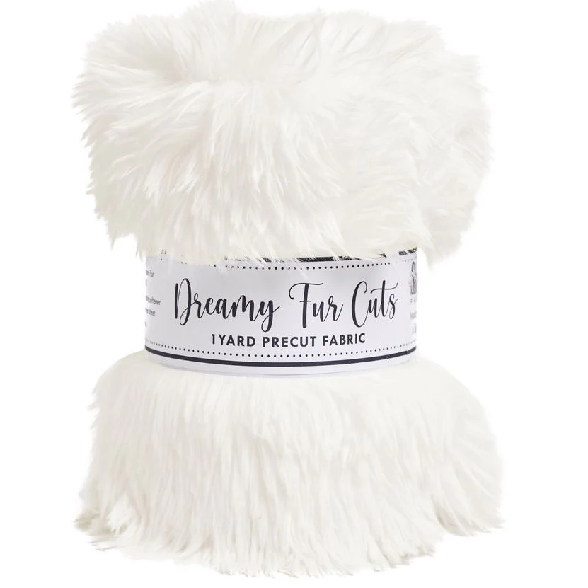 Ivory Dreamy Fur 1 Yard Cuts 58/60"