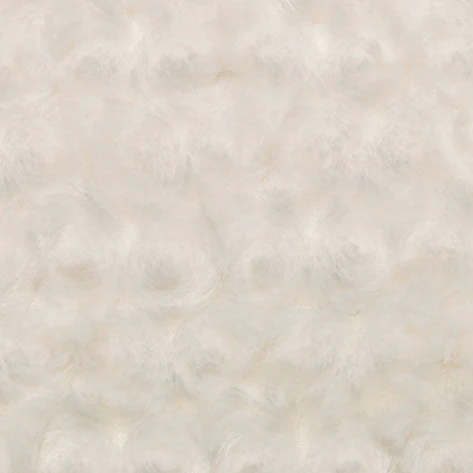 Luxe Cuddle Rose Ivory 58" - 60" Fabric per yard - Image 2