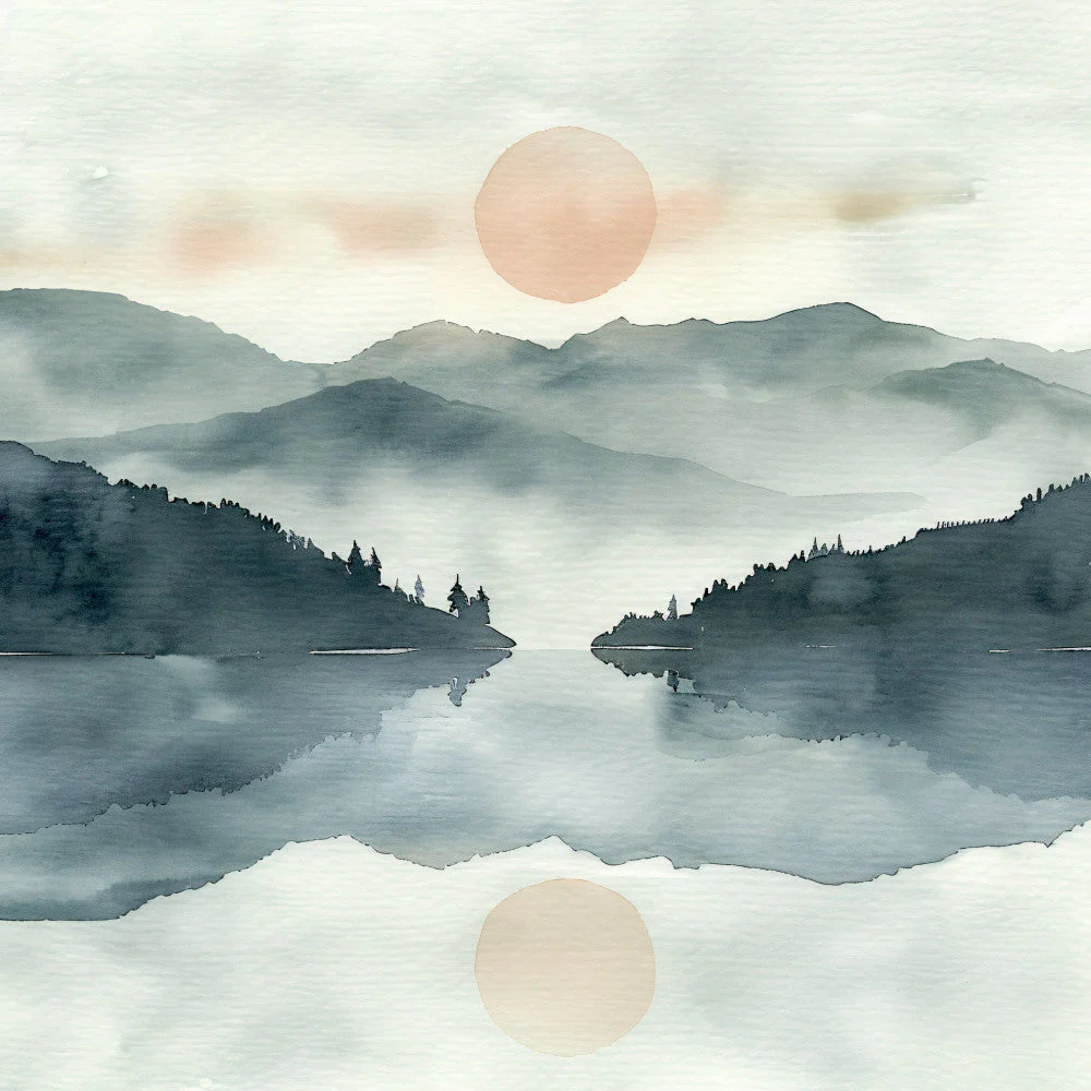 Japandi Art Nature Fabric Panel 11