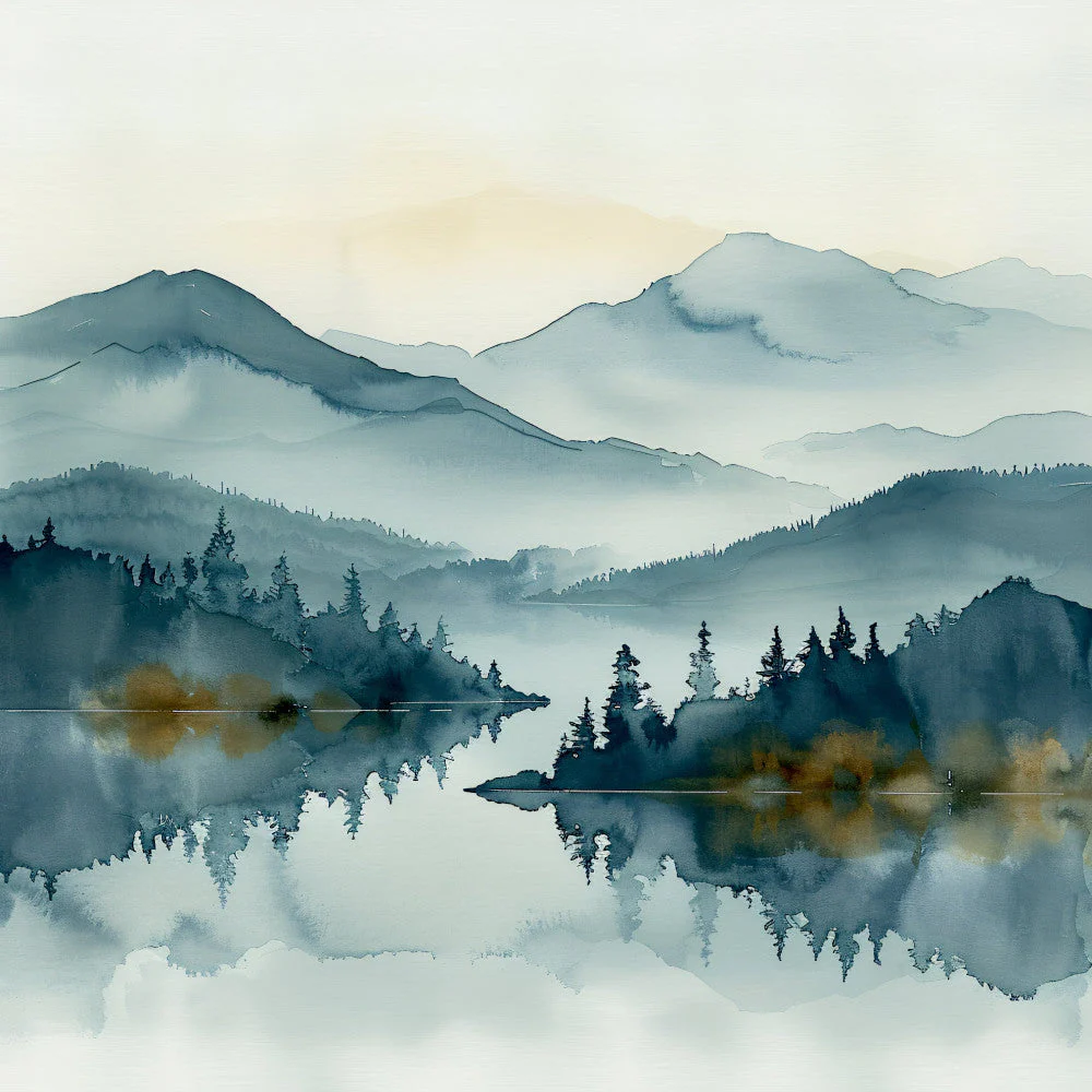 Japandi Art Nature Fabric Panel 9