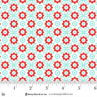 Jubilee Multi Two Tone Flower Cotton 44" / 45" Fabric per yard