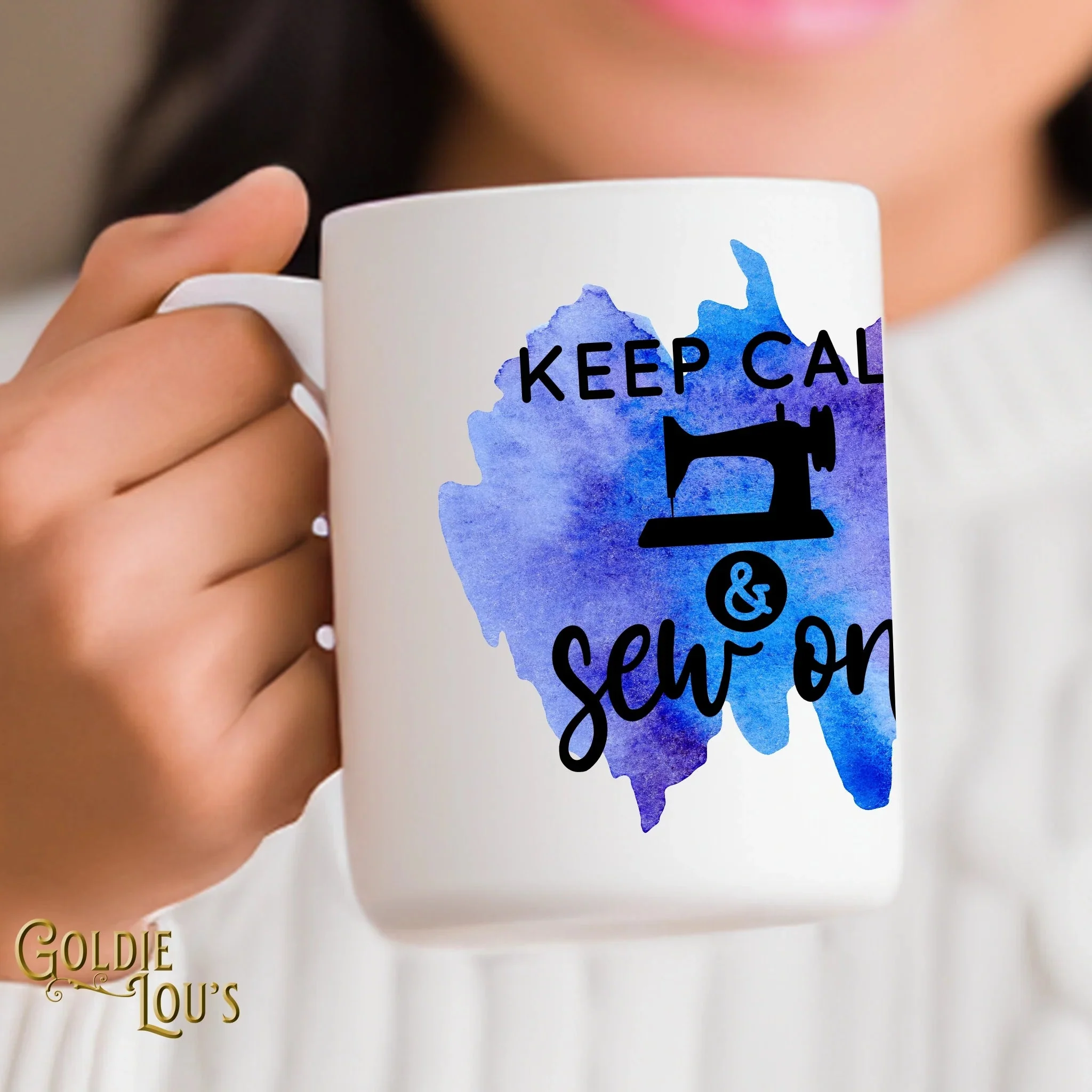 Keep Calm and Sew On Mug