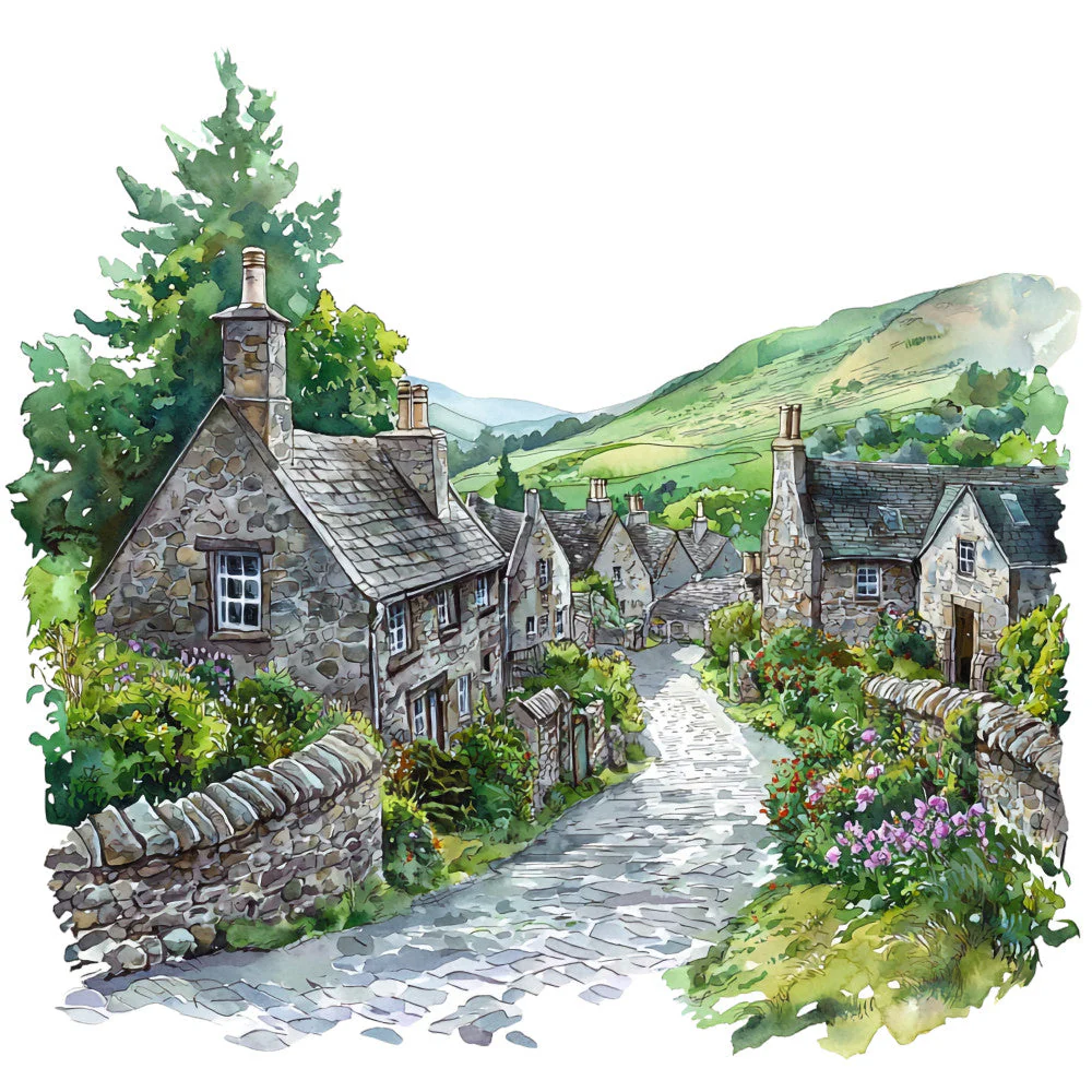 Landscapes of Scotland Fabric Panel 31