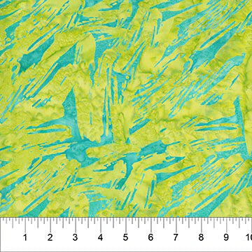 Light Green Brushstroke Celebration Cotton 44/45 Fabric Per Yard