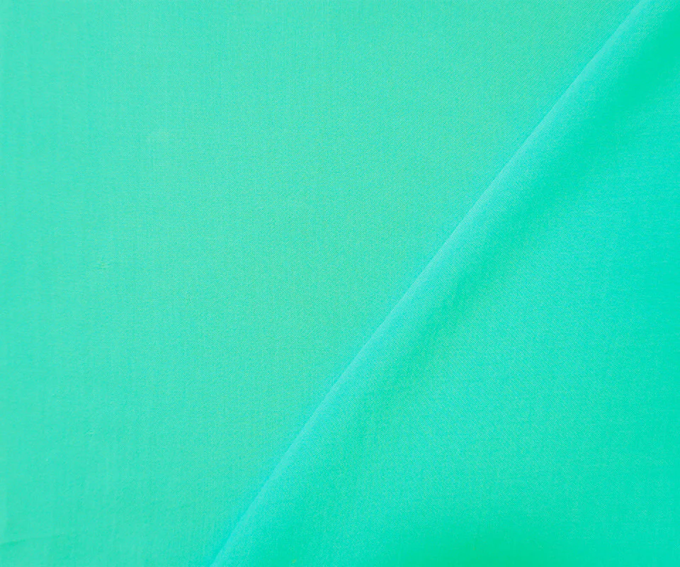 Light Green Rayon Solid Challis Woven Fabric - Image 2