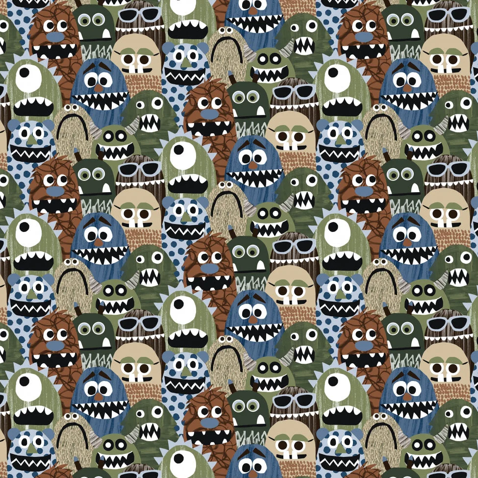 Digital Cuddle Loden Tickle Monster 58" - 60" Fabric per yard - Image 2