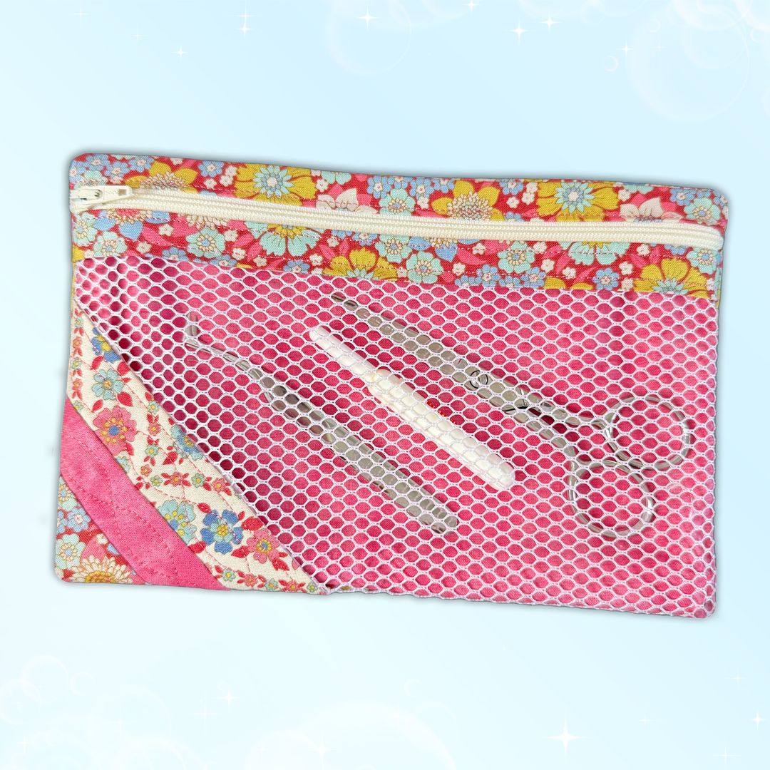 Make It Mesh Bag In the Hoop Machine Embroidery Design Set Pickle Pie Designs - Image 2
