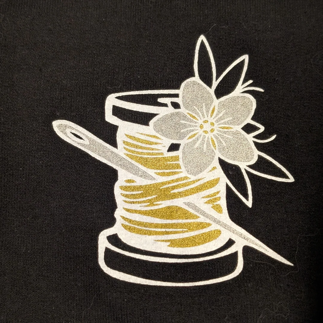 Metallic Quilter Tarot Full Zip Hoodie - Image 4
