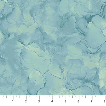Mirage Sea Glass Cotton 43"/44" Fabric Per Yard