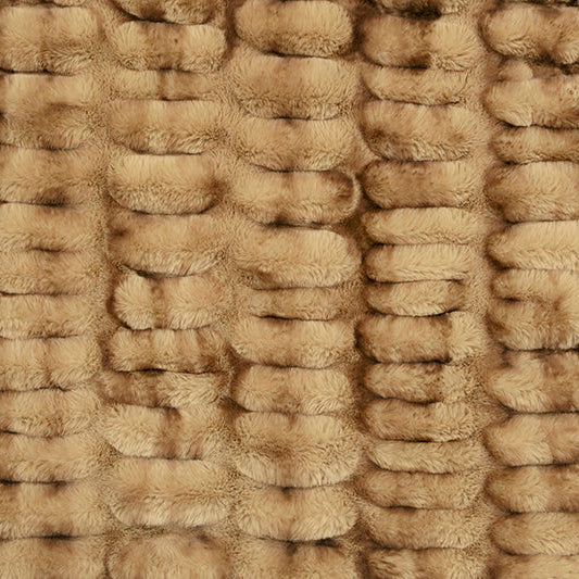 Luxe Cuddle Milan Enzo Mocha 58" - 60" Fabric per yard - Image 2