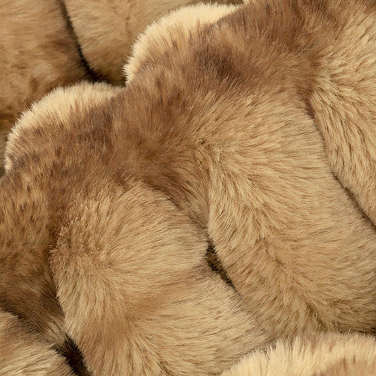 Luxe Cuddle Milan Enzo Mocha 58" - 60" Fabric per yard - Image 4