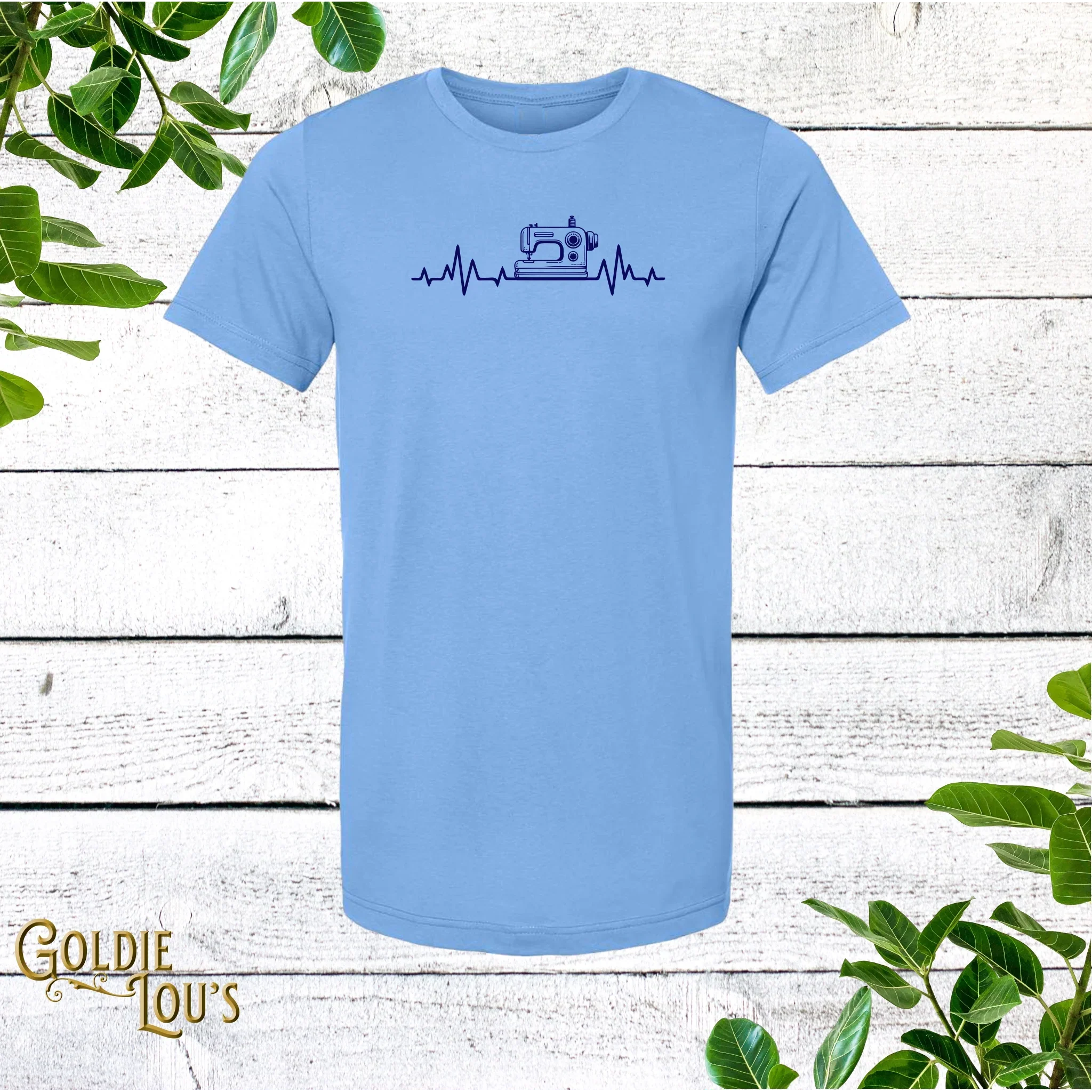 Modern Machine Heartbeat Quilting T-shirt
