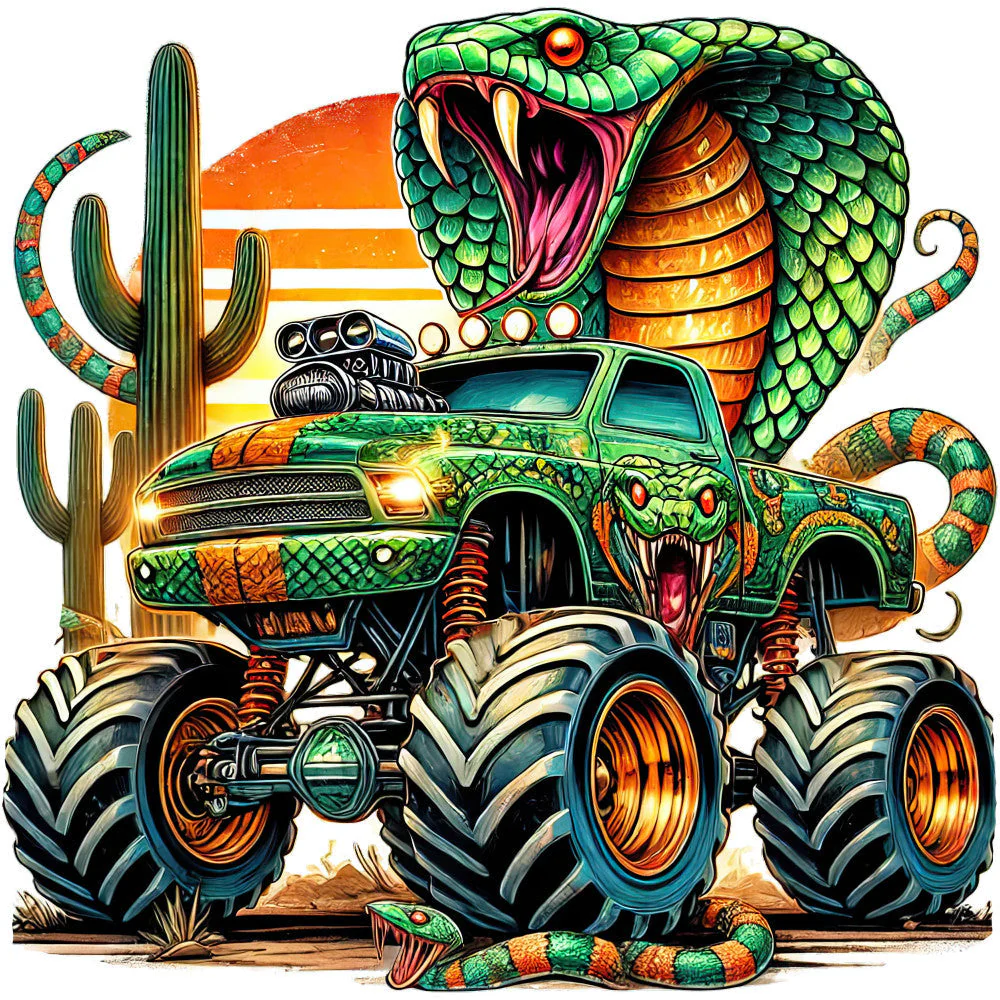 Monster Truck with Monster Fabric Panel 1