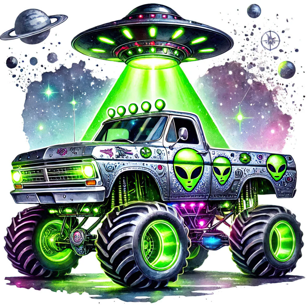 Monster Truck with Monster Fabric Panel 18