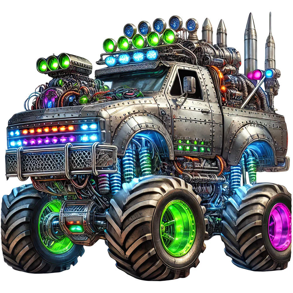Monster Truck with Monster Fabric Panel 29