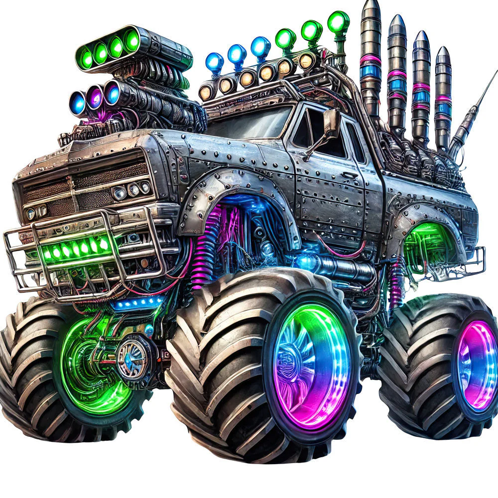 Monster Truck with Monster Fabric Panel 30